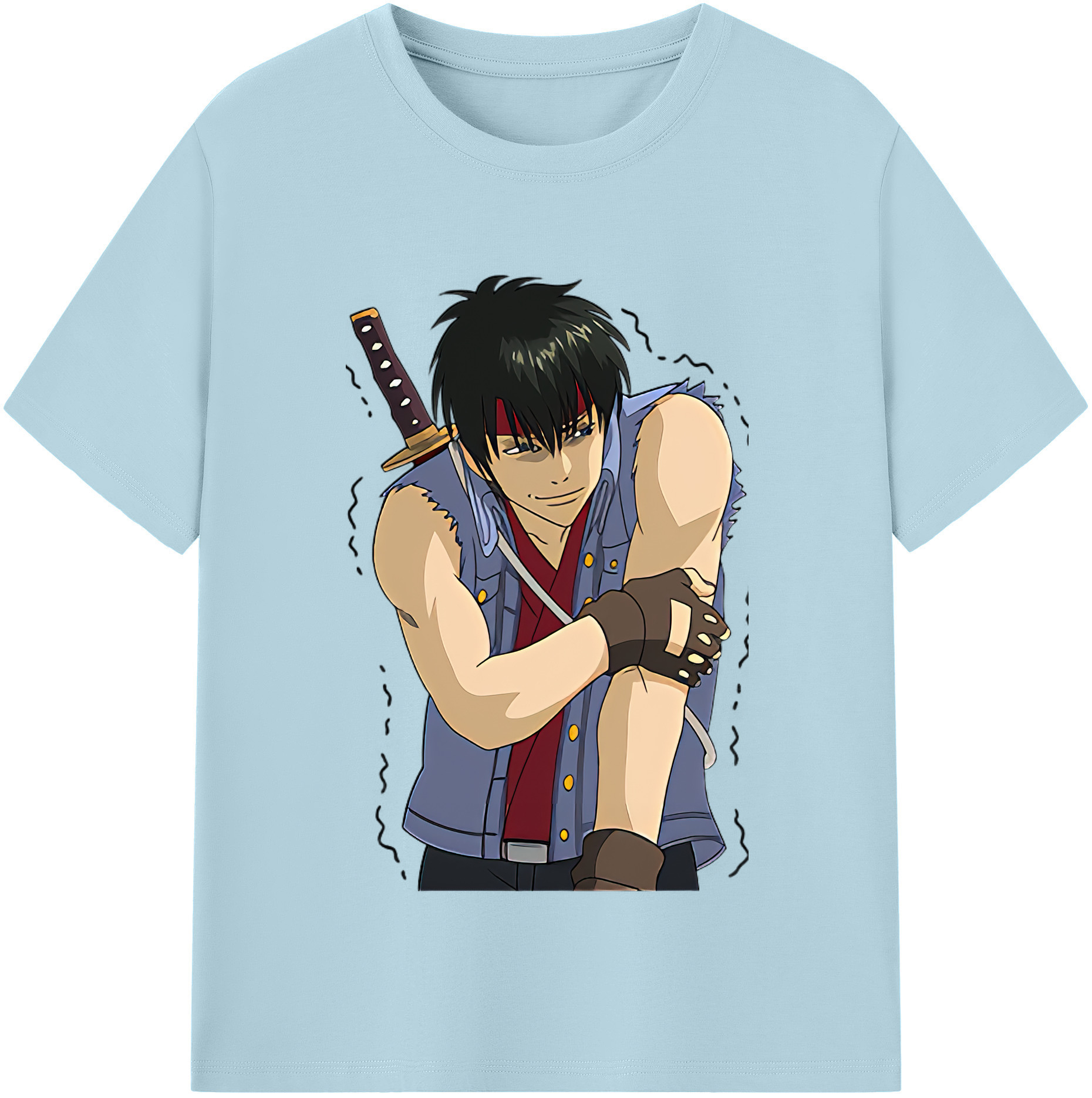 （画像用） ぎんたま 坂田銀時（さかたぎんとき） 神楽 志村新八（しむら しんぱち） GINTAMA Sakata Gintoki Kagura Shimura Shinpachi 綿100％半袖Tシャツ（フロントプリント）